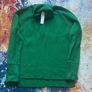 J. Crew Forest Green Turtleneck Sweater